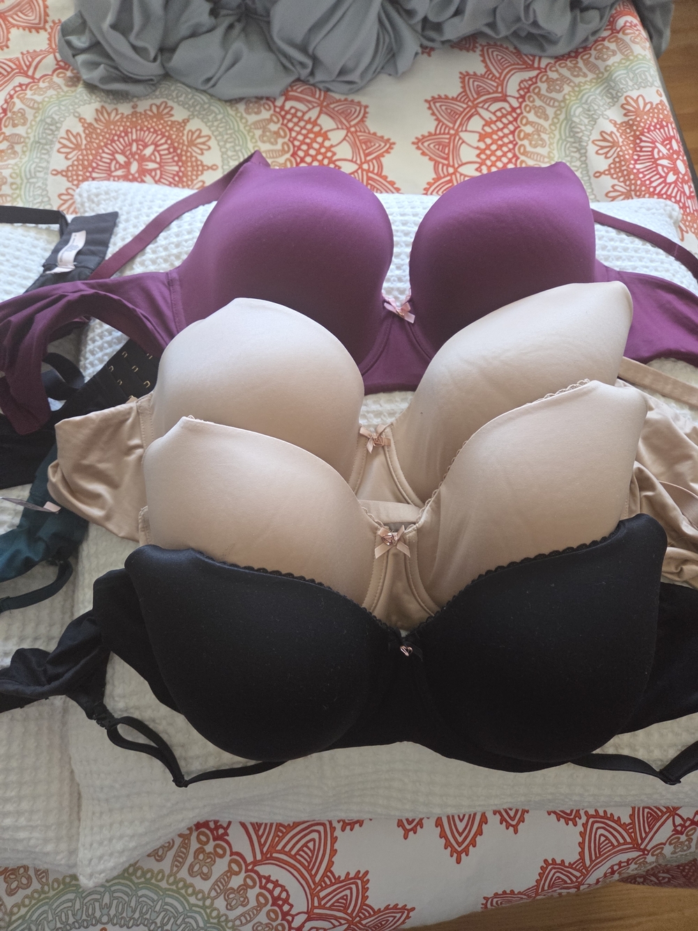 Whole Lot Of 7 - 40DD Victoria's Secret Body by Victoria Lightly Lined Demi Bras